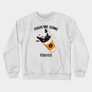 Spilled Galactic Coffee Crewneck Sweatshirt